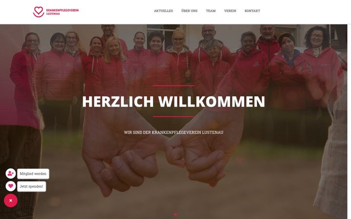 Screenshot of krankenpflegeverein-lustenau.at