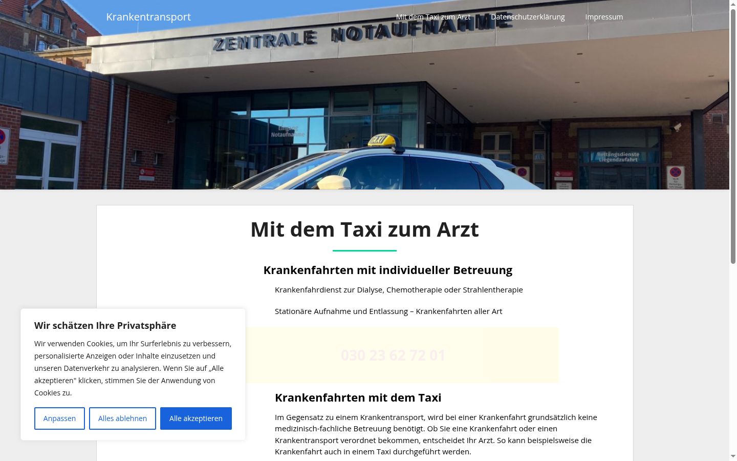 Screenshot tal-banner tal-kunsens muri qabel kwalunkwe interazzjoni