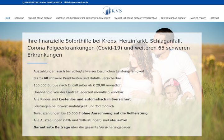 Screenshot of krankheiten-vorsorge-versicherungen.de