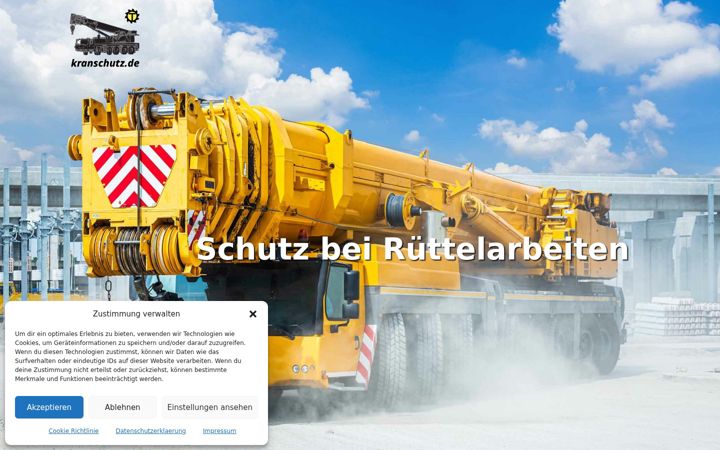 Screenshot of kranschutz.de