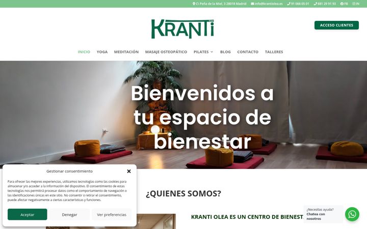 Screenshot of krantiolea.es