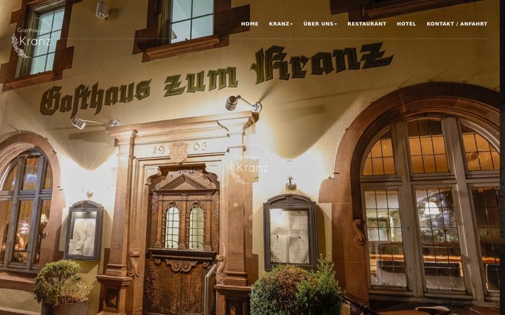 Screenshot of kranz-loerrach.de