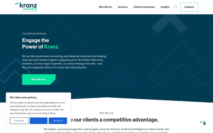 Screenshot of kranz.consulting
