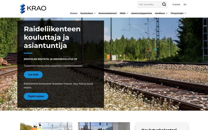 Screenshot of krao.fi