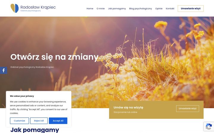 Screenshot of krapiec.pl