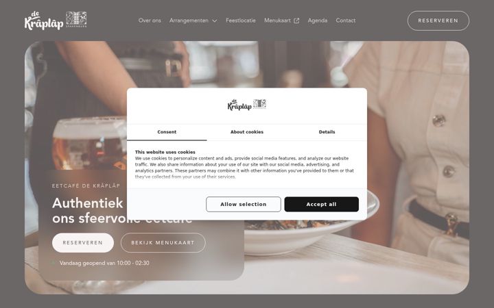 Screenshot of kraplap.nl
