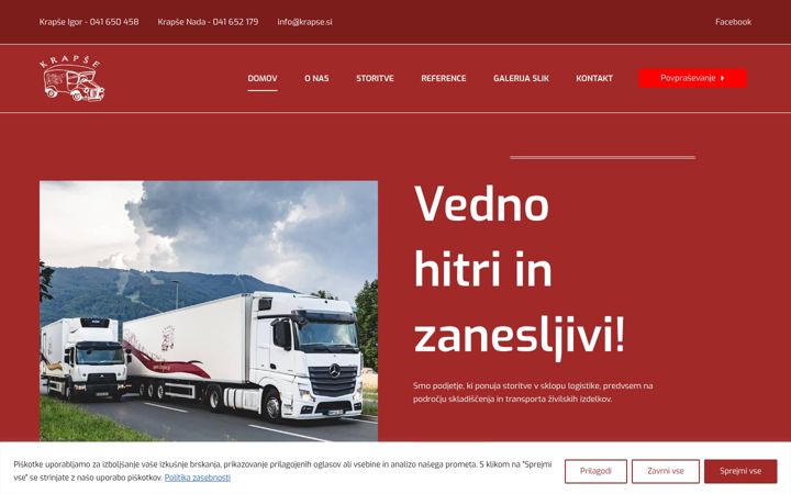 Screenshot of krapse.si