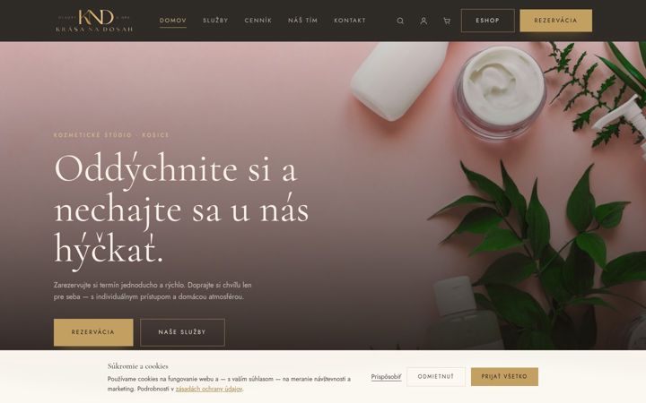 Screenshot of krasanadosah.sk