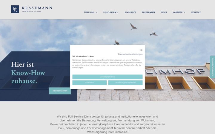 Screenshot of krasemann.de