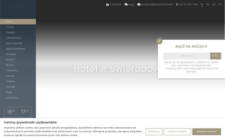 Screenshot of krasickiresort.pl