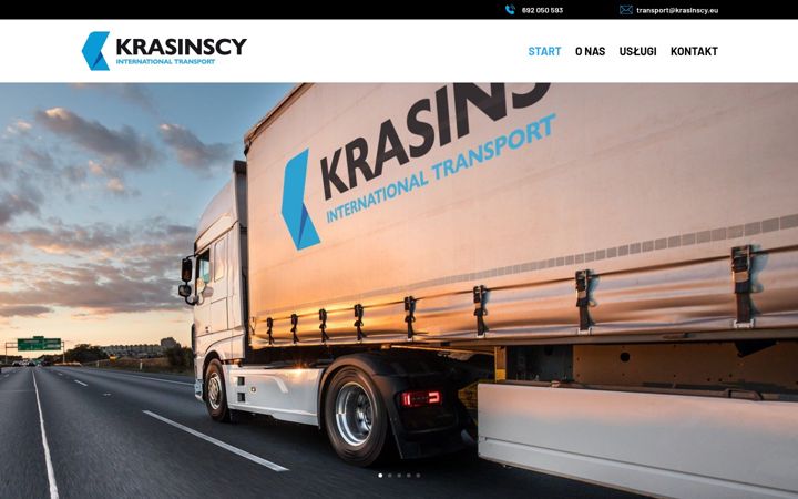 Screenshot of krasinscy.eu