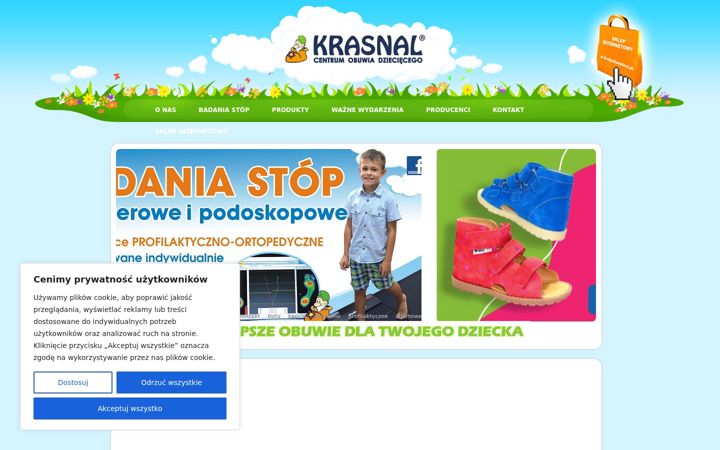 Screenshot of krasnaltorun.pl