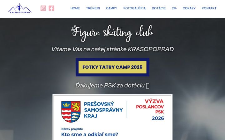 Screenshot of krasopoprad.sk