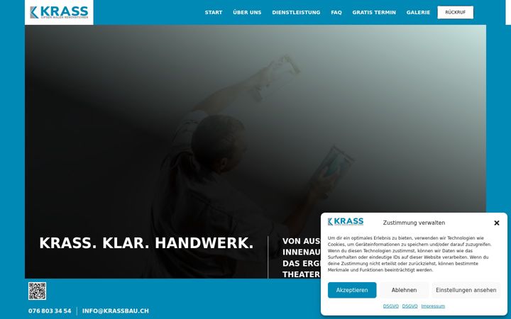 Screenshot of krassbau.ch