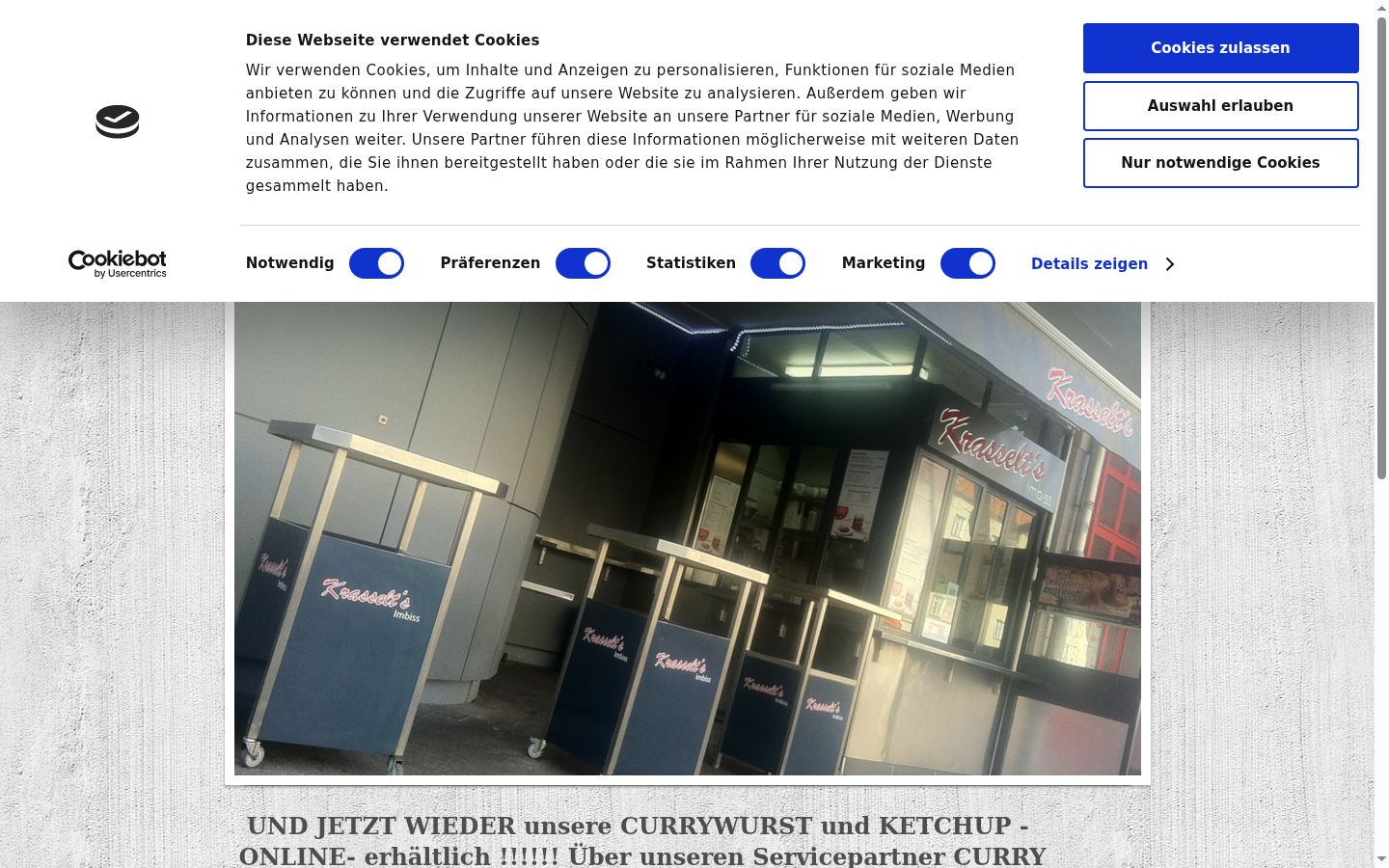 Skärmbild av samtyckesbannern som visades före någon interaktion