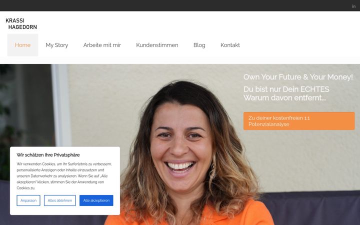Screenshot of krassihagedorn.com