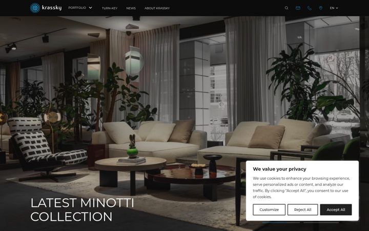Screenshot of krassky.com