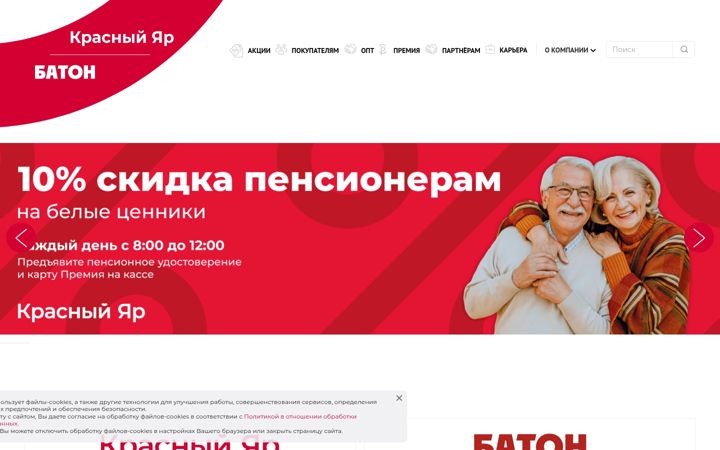 Posnetek zaslona krasyar.ru