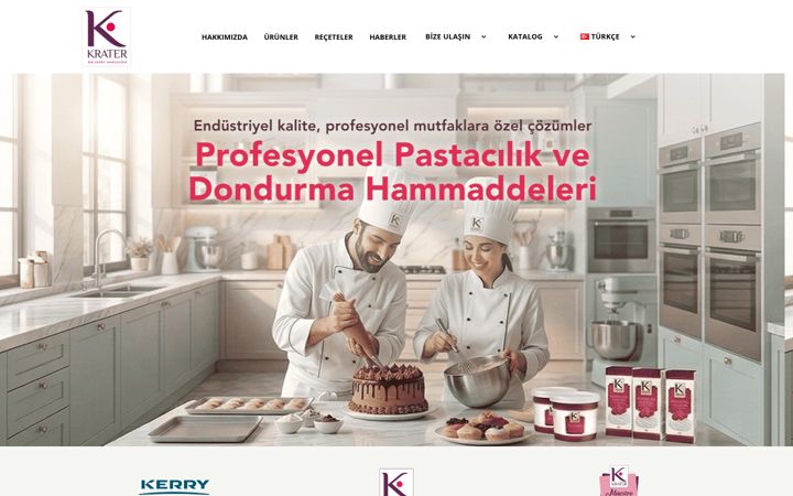 Screenshot of krater.com.tr