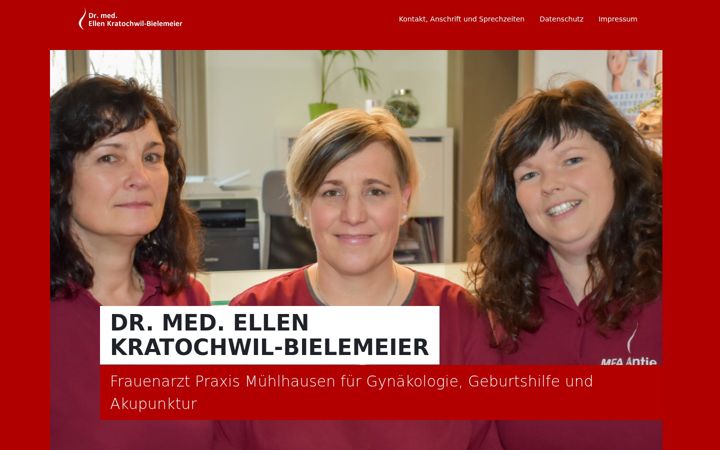 Screenshot of kratochwil-bielemeier.de