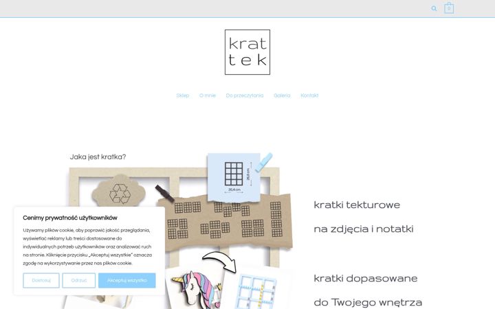 Screenshot of krattek.pl