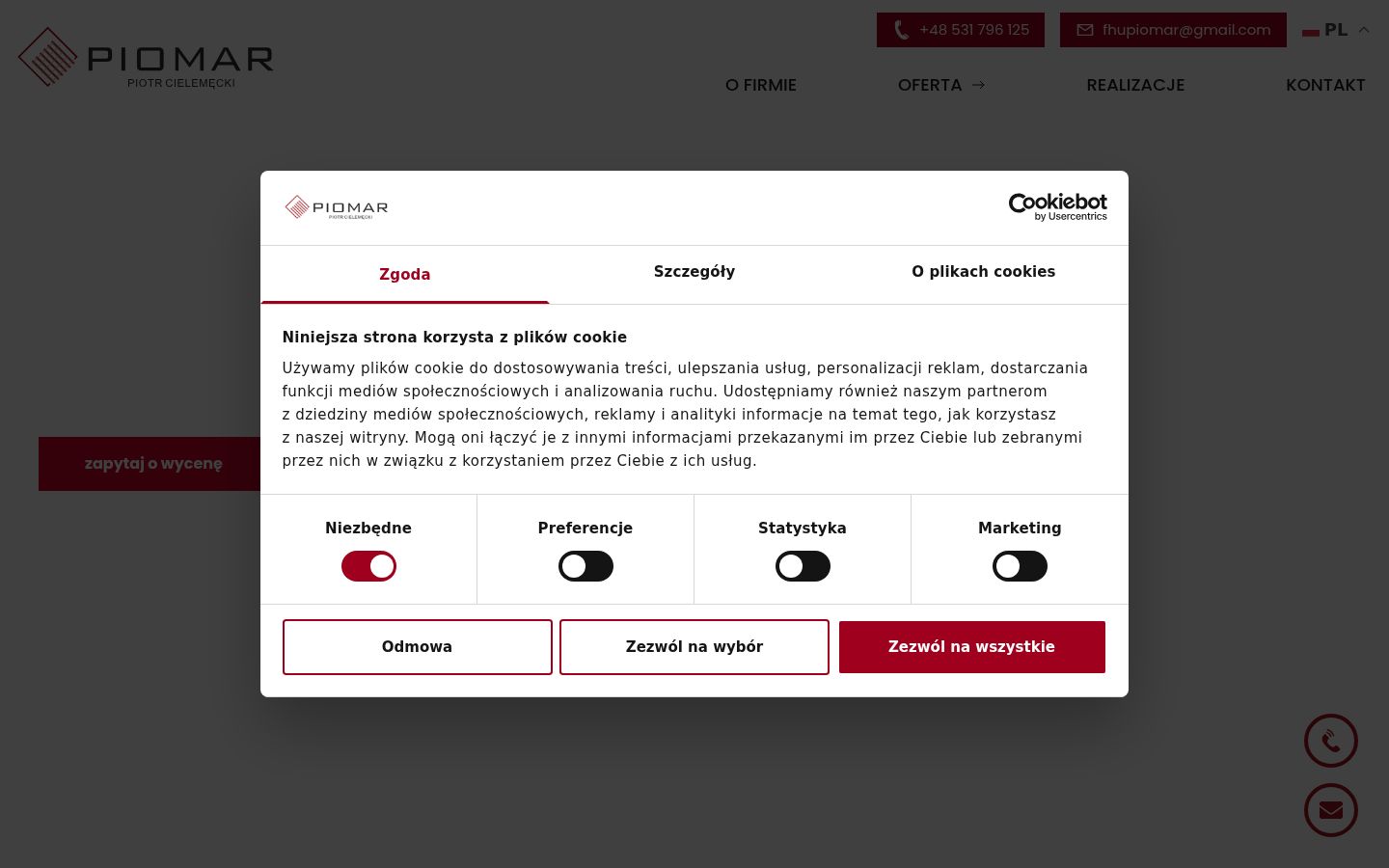 Screenshot tal-banner tal-kunsens muri qabel kwalunkwe interazzjoni