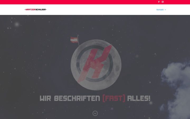 Screenshot of kratzer-schilder.at