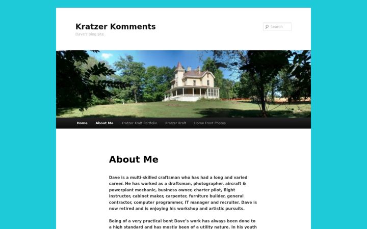 Екранна снимка на kratzerkomments.com