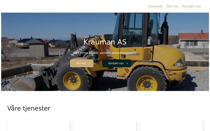 Screenshot of krauman.no