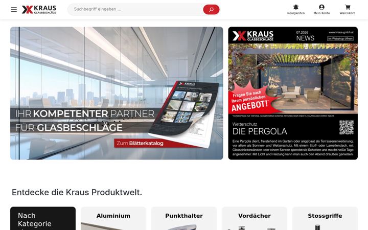 Screenshot of kraus-gmbh.at