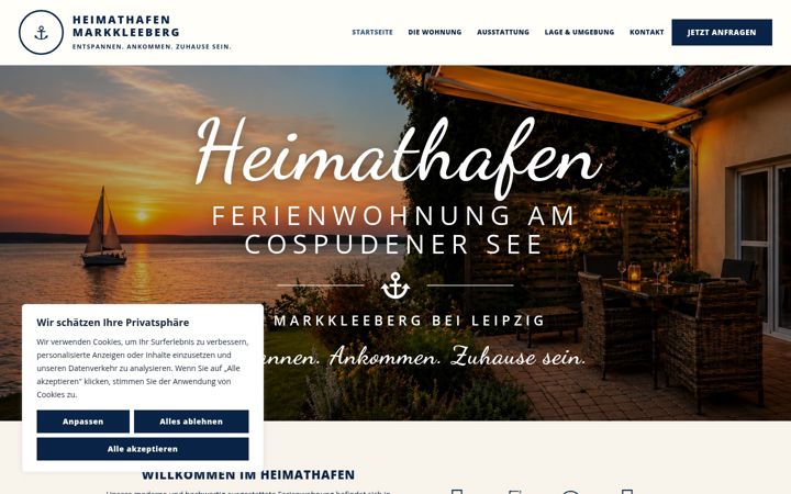 Screenshot of krause-ferienhaus.de