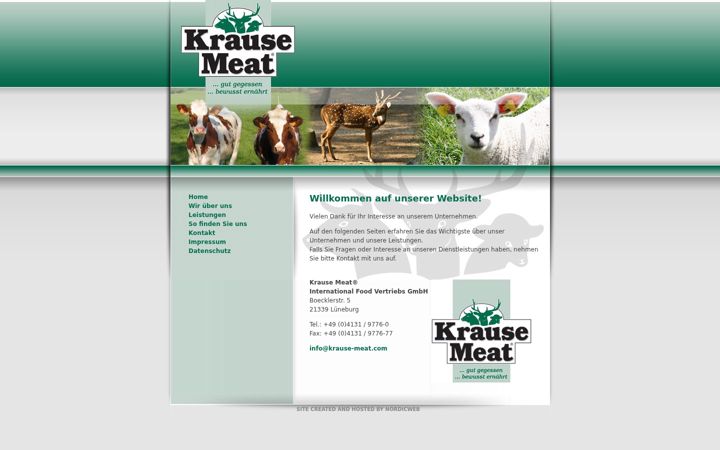 Screenshot of krause-meat.com