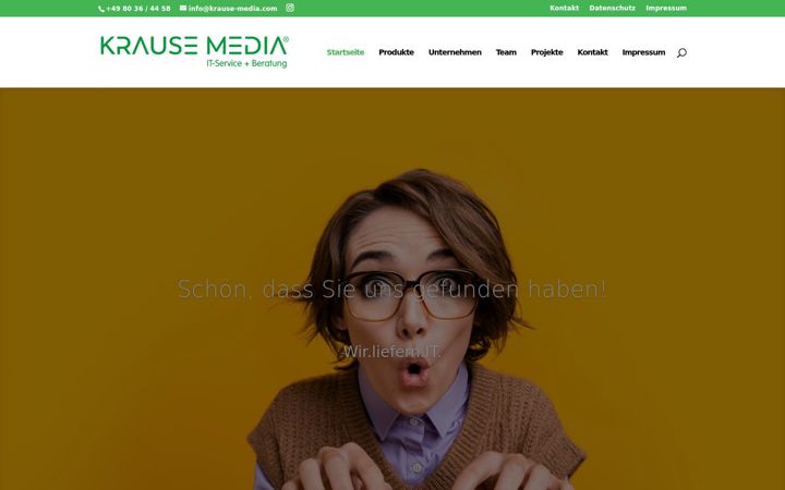 Screenshot of krause-media.com
