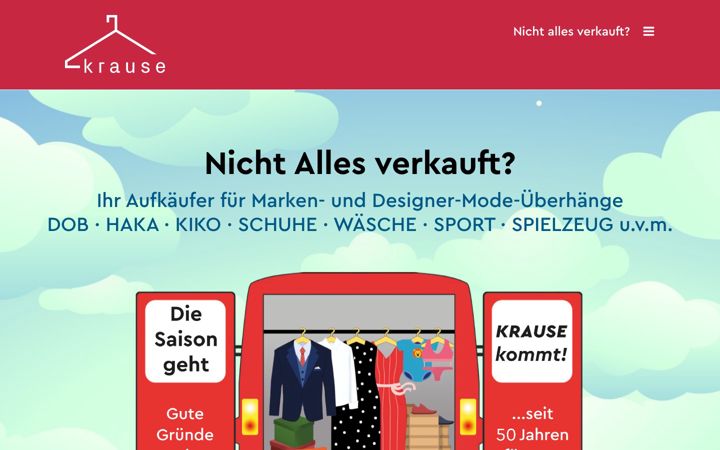 Screenshot of krausekauft.de
