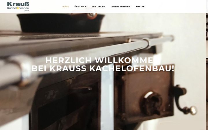 Screenshot of krauss-kachelofenbau.de