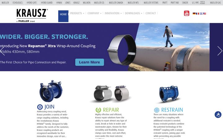 Screenshot of krausz.com
