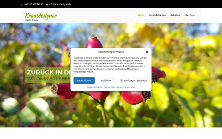 Screenshot of krautdesigner.de