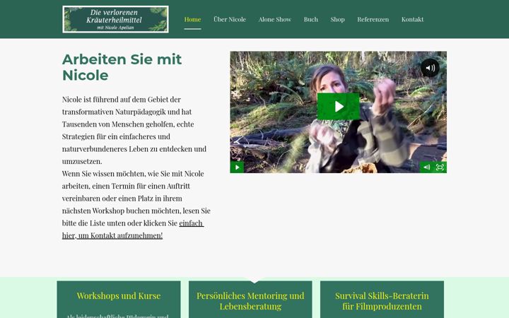 Екранна снимка на krauterheilmittel.com