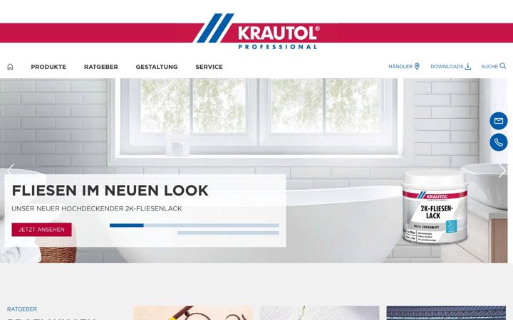 Screenshot of krautol.de