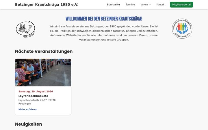 Screenshot of krautskraega.de
