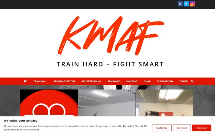 Screenshot of krav-maga-academy-frankfurt.de