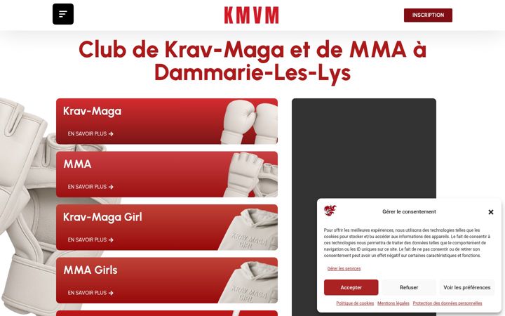 Screenshot of kravmaga-dammarieleslys-77.fr