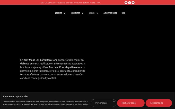 Captura de pantalla de kravmaga-defensapersonal.com
