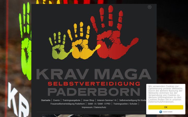 Screenshot of kravmaga-paderborn.com