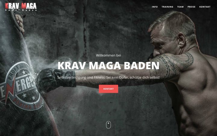 Screenshot of kravmaga-selbstverteidigung.at