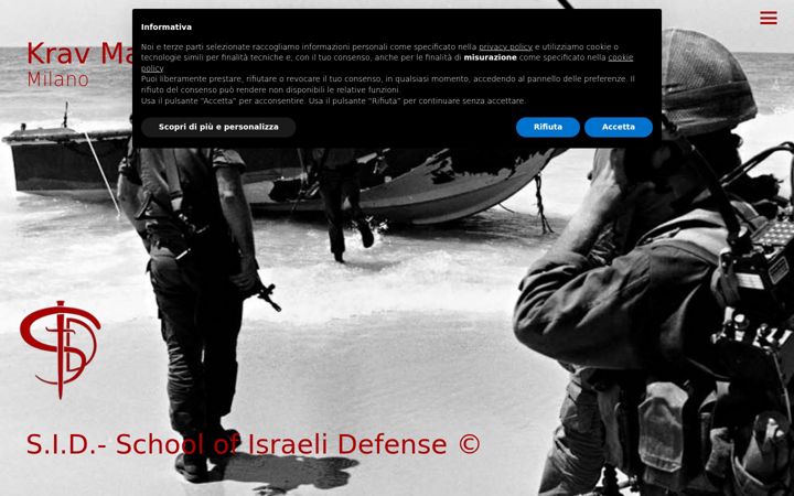 Screenshot of kravmagasid.it