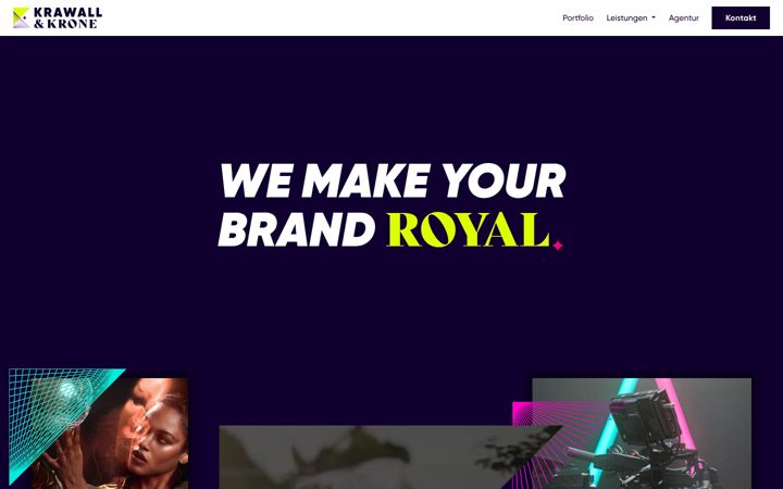Screenshot of krawallkrone.de