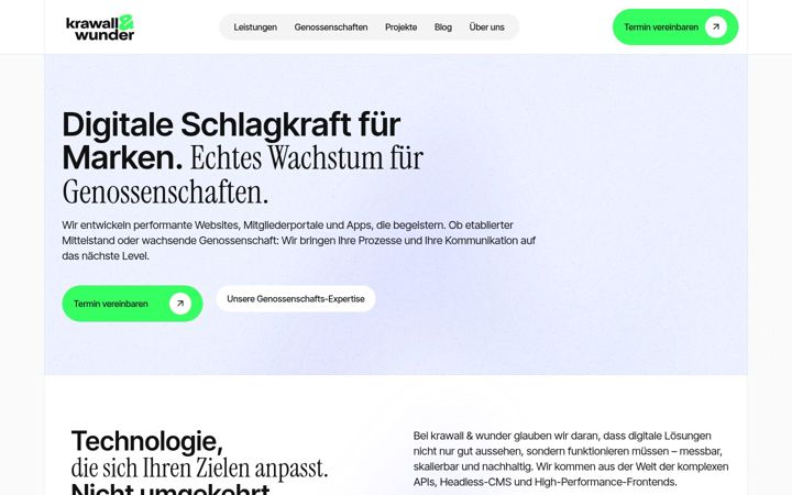 Screenshot of krawallundwunder.de