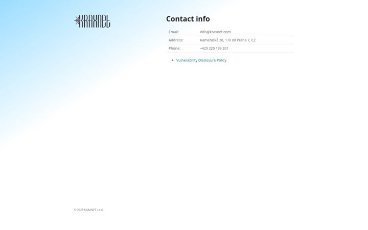 Screenshot of kraxnet.com