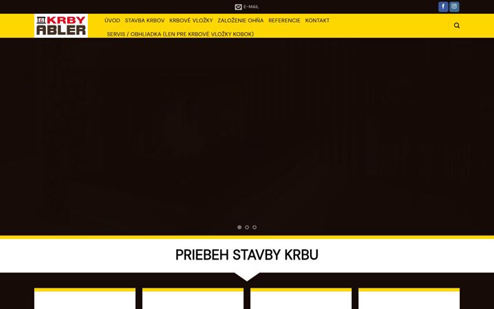 Screenshot of krby-abler.sk